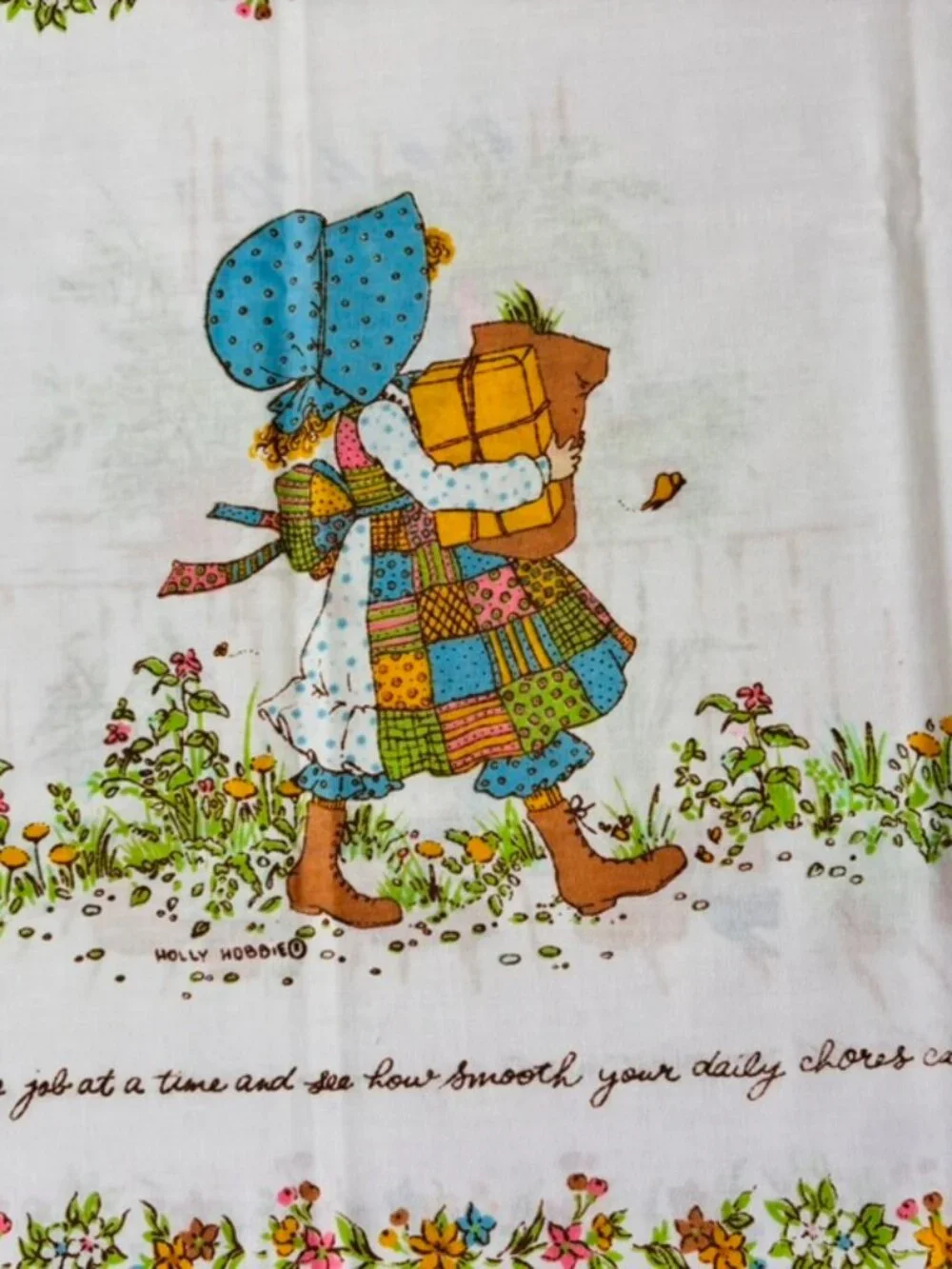 Set of Vintage 70's American Greetings Holly Hobbie pillowcases